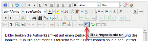 Bild einfuegen bearbeiten